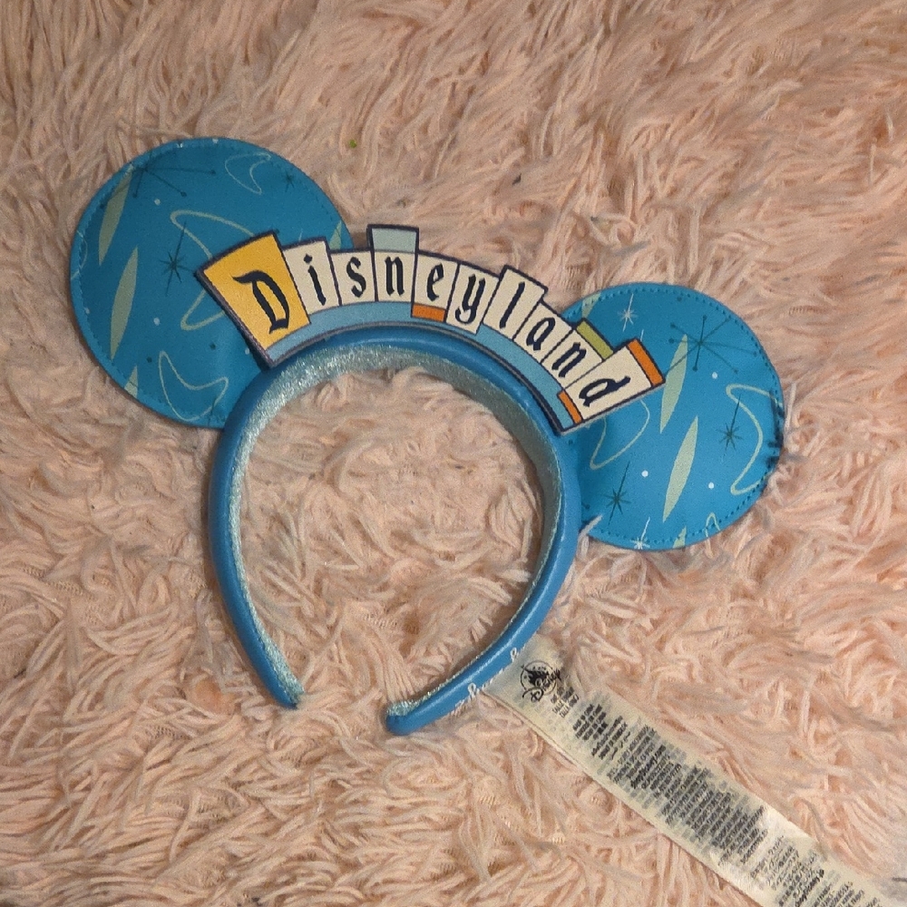 Disney Blue Mickey Mouse Ear Headband